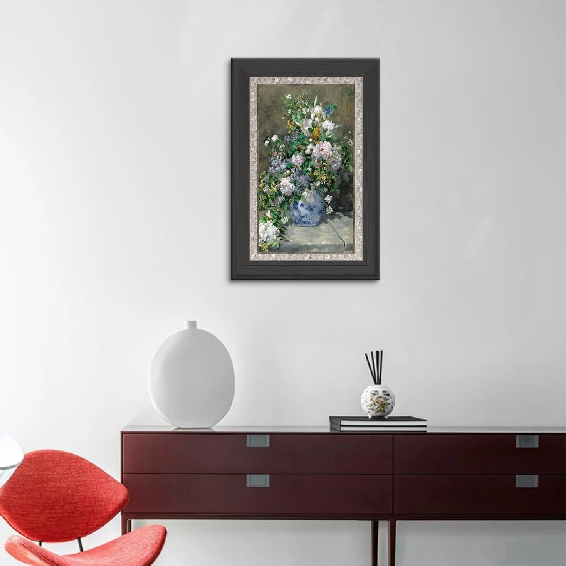 Amazon.co.jp: ルノワール［世界の名画コレクション］『春の花(春の